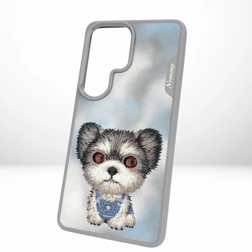 Samsung Galaxy S25 Ultra 3D Embroidered Animal Leather MagSafe Case – Premium Designer Cover with Luxury Finish & Shockproof Protection