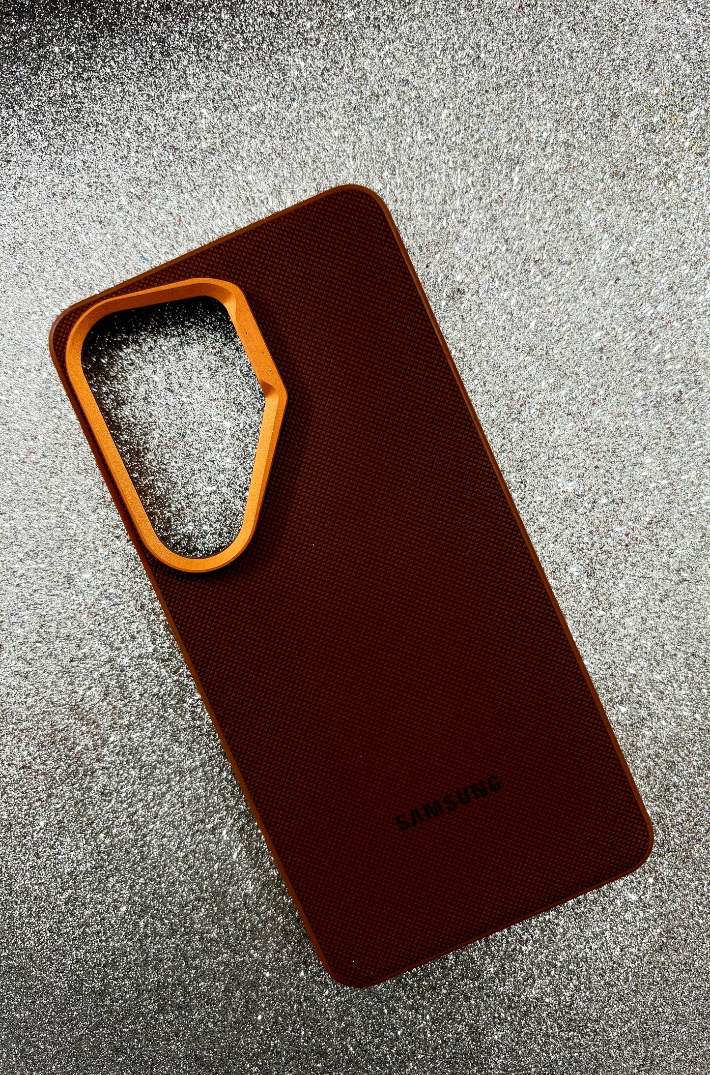 Samsung Galaxy S26 Ultra Vegan Leather Case – Premium Red Slim Shockproof Protective Cover