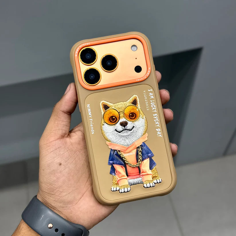 NIMMY Animal Design Case for iPhone 17 Pro Max – Cute 3D Cartoon Shockproof Protective Cover (Copy)