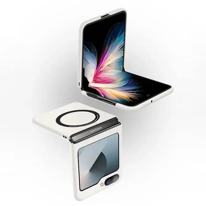 Samsung Galaxy Z Flip Series Ultra Thin Matte MagSafe Case – Slim Lightweight Folding Cover with Magnetic Charging & Anti-Fingerprint Finish