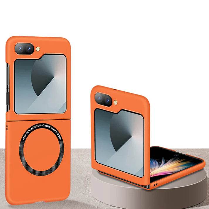 Samsung Galaxy Z Flip Series Ultra Thin Matte MagSafe Case – Slim Lightweight Folding Cover with Magnetic Charging & Anti-Fingerprint Finish