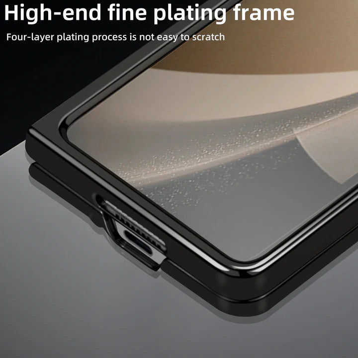 Samsung Galaxy Z Fold 5 Leathron Leather Case – Premium Slim Flip Cover with Hinge Protection & Shockproof Design