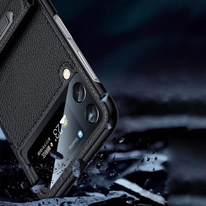 Samsung Galaxy Z Flip 6 Sapphire Legacy Case – Premium Gloss Finish Slim Cover with Hinge Protection & Scratch-Resistant Design
