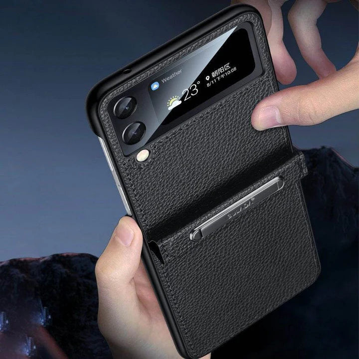 Samsung Galaxy Z Flip 6 Sapphire Legacy Case – Premium Gloss Finish Slim Cover with Hinge Protection & Scratch-Resistant Design