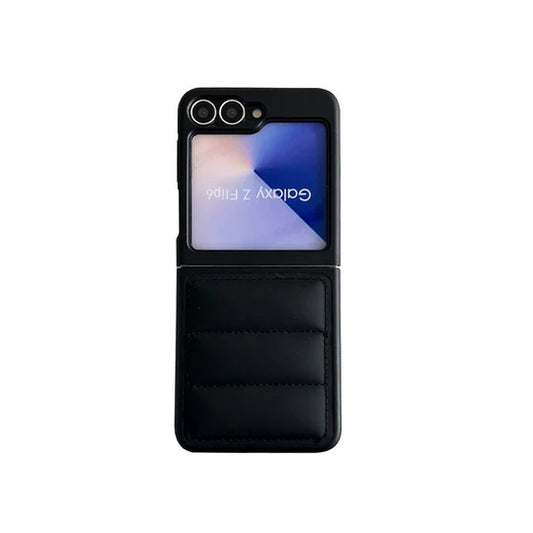 Samsung Galaxy Z Flip 6 Cotton Vault Fabric Case – Soft Touch Slim Cover with Hinge Protection & Anti-Slip Grip