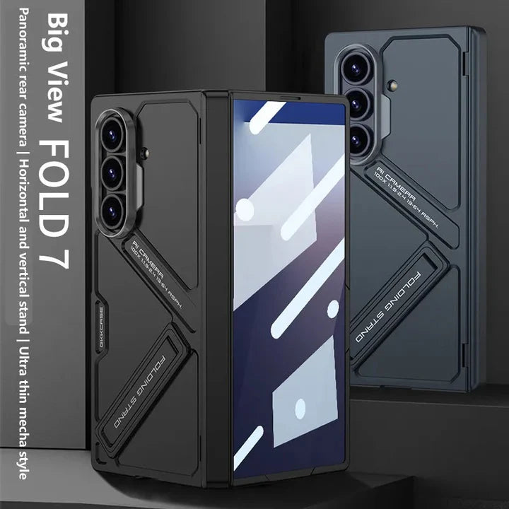 Samsung Galaxy Z Fold 7 / Z Fold 6 Lunivop Rugged Case – Full Body Cover with Built-in Screen Protector, Kickstand & Hinge Protection