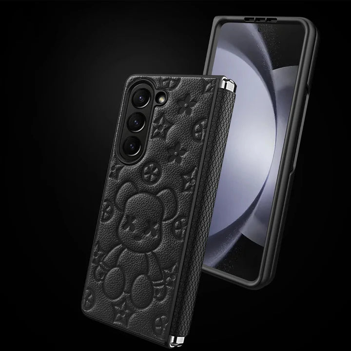 Samsung Galaxy Z Fold 6 Mythic Bear Designer Case – Cute Cartoon Cover with Shockproof Protection & Hinge Support