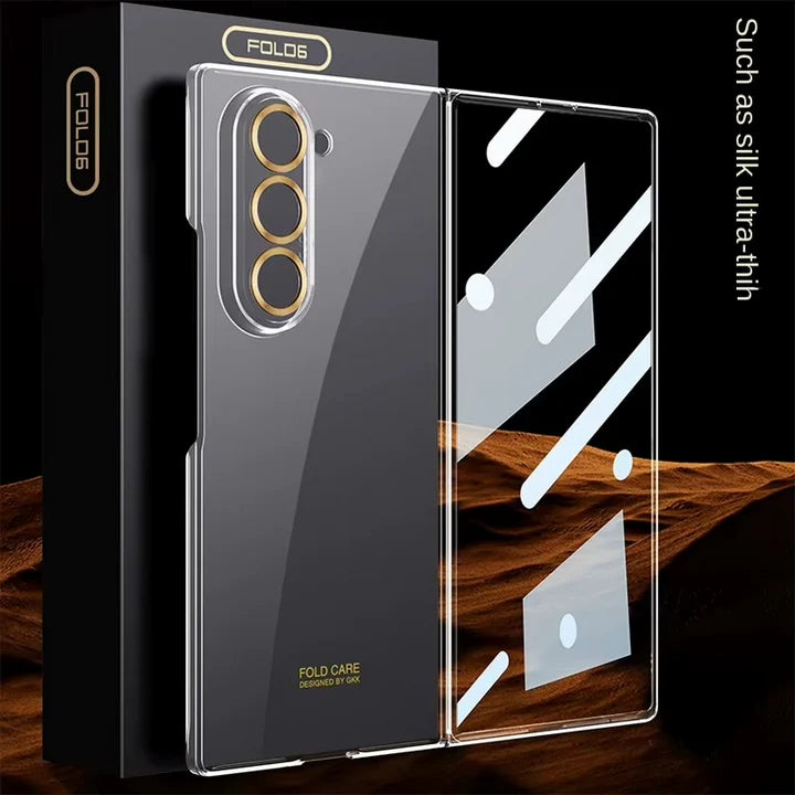 Samsung Galaxy Z Fold Series Micro Frosted Shield Case – Slim Matte Anti-Fingerprint Cover with Hinge Protection & Scratch Resistance