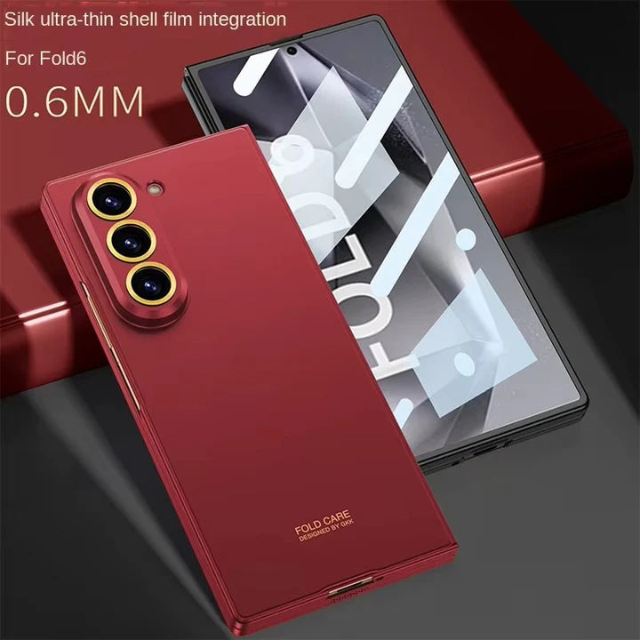 Samsung Galaxy Z Fold Series Micro Frosted Shield Case – Slim Matte Anti-Fingerprint Cover with Hinge Protection & Scratch Resistance