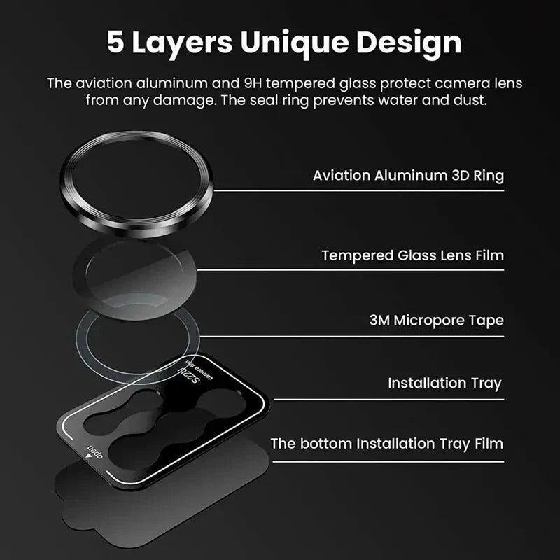 Samsung Galaxy S26 Series Ultra Clear Camera Lens Protector – Scratch Resistant Protection