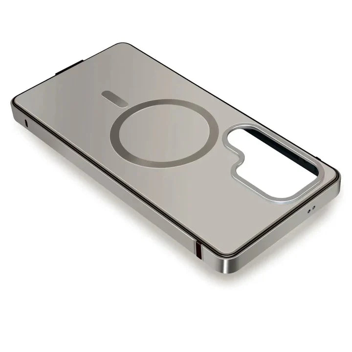 Samsung Galaxy S26 Series Aluminium Frame MagSafe Armor Case – Premium Metal Bumper with Magnetic Charging & Shockproof Protection