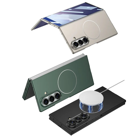 Samsung Galaxy Z Trifold Monarch Prestige MagSafe Case – Luxury Magnetic Foldable Cover with Hinge Protection & Shockproof Design
