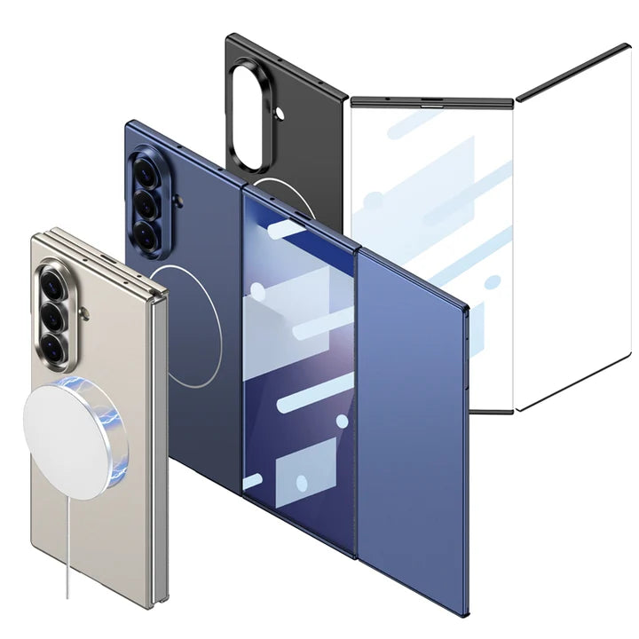 Samsung Galaxy Z Trifold Monarch Prestige MagSafe Case – Luxury Magnetic Foldable Cover with Hinge Protection & Shockproof Design