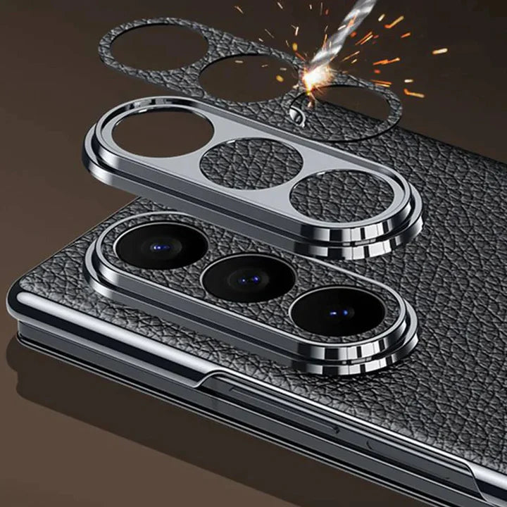 Samsung Galaxy Z Series Vortex Business Professional Leather Case – Executive Slim Cover with Hinge Protection & Anti-Slip Grip