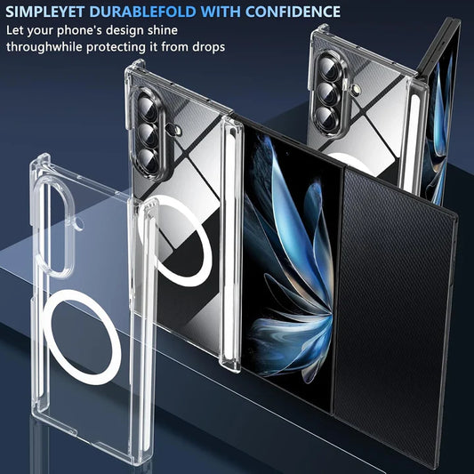 Samsung Galaxy Z Trifold NextGen Aero Shield MagSafe Case – Slim Shockproof Foldable Cover with Magnetic Charging & Hinge Protection