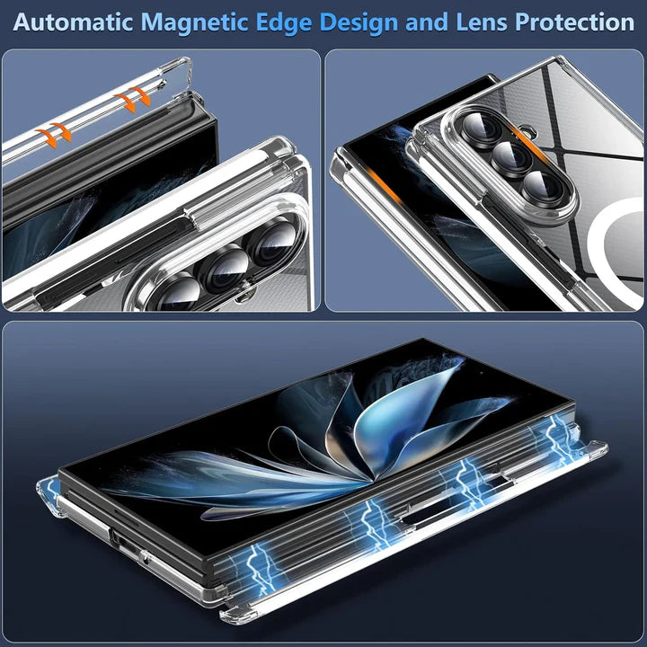 Samsung Galaxy Z Trifold NextGen Aero Shield MagSafe Case – Slim Shockproof Foldable Cover with Magnetic Charging & Hinge Protection