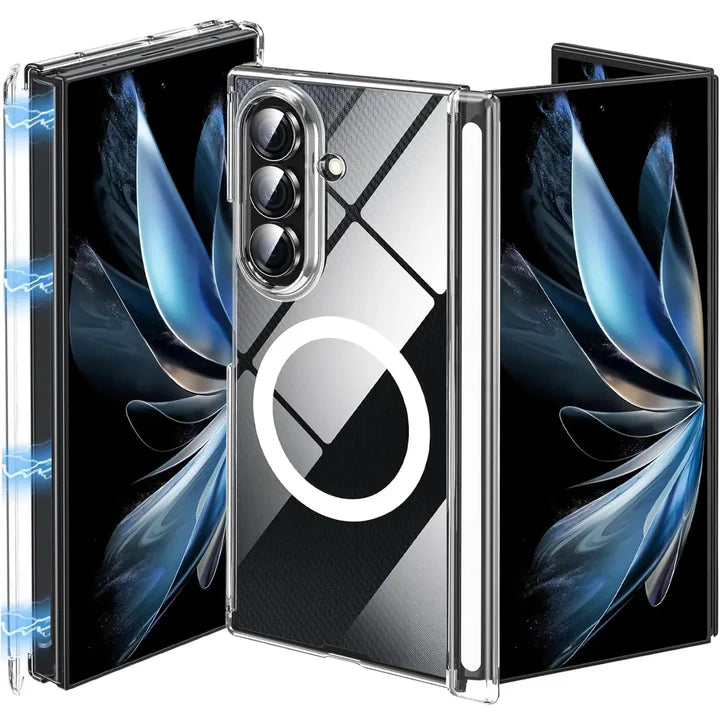 Samsung Galaxy Z Trifold NextGen Aero Shield MagSafe Case – Slim Shockproof Foldable Cover with Magnetic Charging & Hinge Protection