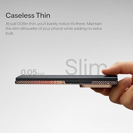 Samsung Galaxy Z Fold 7 Aramid Carbon Fiber MagSafe Case – Ultra Slim Lightweight Premium Matte Shockproof Cover (Sunset)(Moonrise)