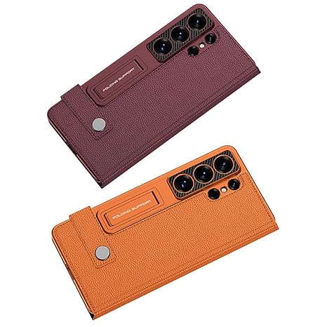 Samsung Galaxy S26 Ultra Premium Leather Flip Wallet Case – Magnetic Cover with Card Holder, Kickstand & Full Protection