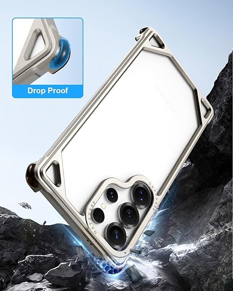 Metal Bumper Case for Samsung Galaxy S26  Ultra – Aerospace Aluminum Frame Shockproof Luxury Cover