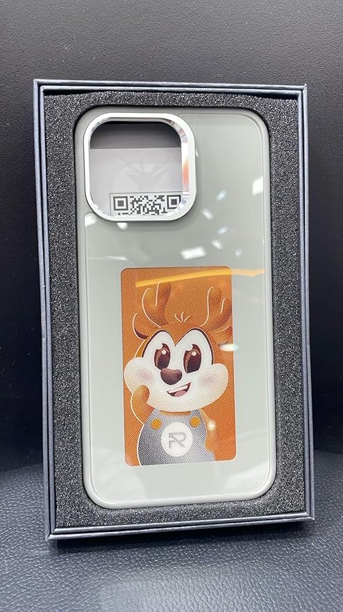 iPhone Series Smart NFC E-Ink Display Case – DIY Photo Customizable Cover with Long-Lasting Screen, Slim Shockproof Protection