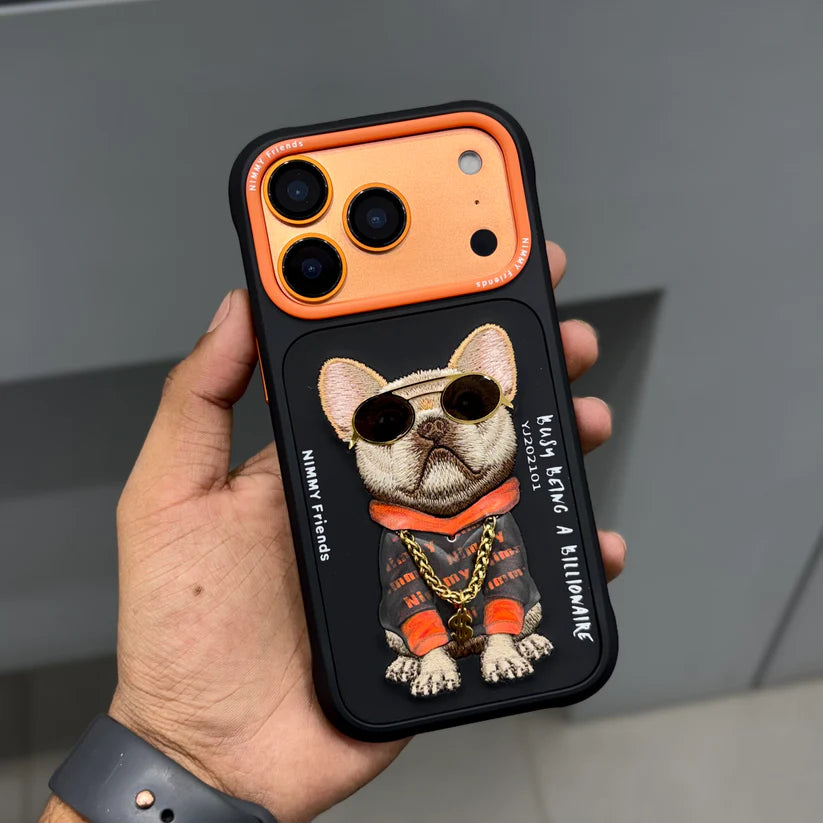 NIMMY Animal Design Case for iPhone 17 Pro – Cute 3D Cartoon Shockproof Protective Cover