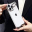 iPhone 15 Series Titanium Metal Bumper Case with Camera Ring Protection – Slim Minimalist Shockproof Frame Cover