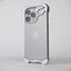 iPhone 15 Pro Max Titanium Metal Bumper Case with Camera Ring Protection – Slim Minimalist Shockproof Frame Cover