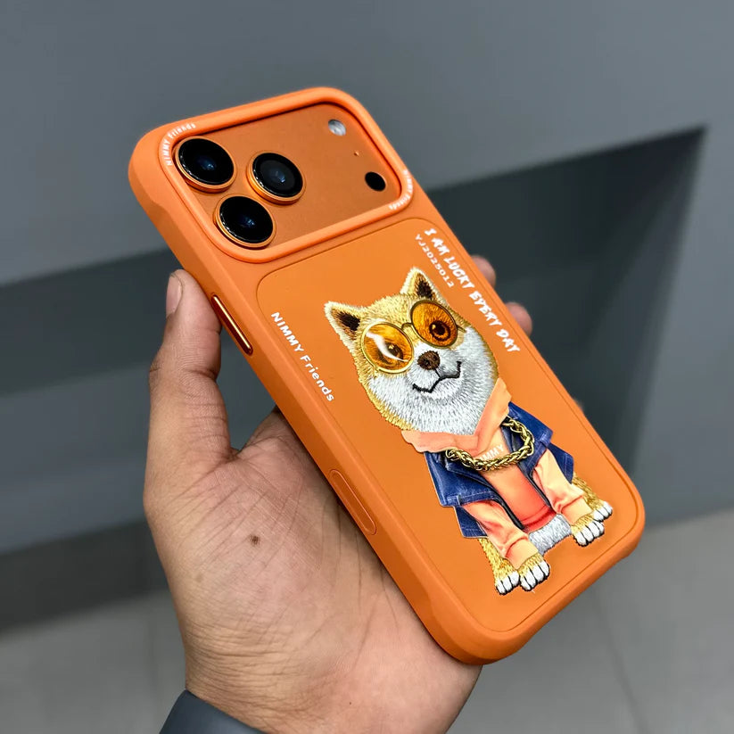 NIMMY Animal Design Case for iPhone 17 Pro Max – Cute 3D Cartoon Shockproof Protective Cover (Copy)