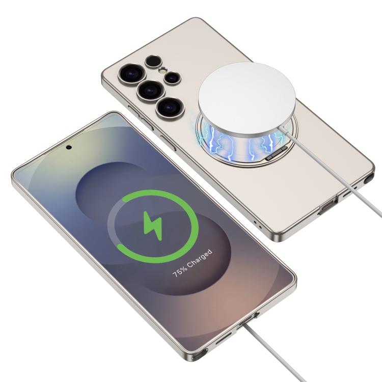 Samsung Galaxy S25 Ultra 5G GKK Ultra-Thin MagSafe Case – 360° Rotating Holder Stand with Full Protection Slim Cover