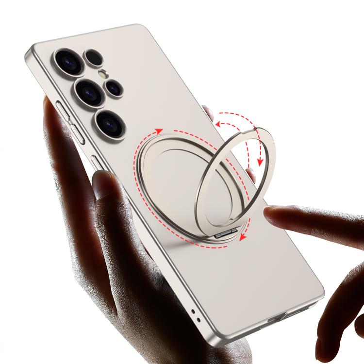 Samsung Galaxy S25 Ultra 5G GKK Ultra-Thin MagSafe Case – 360° Rotating Holder Stand with Full Protection Slim Cover