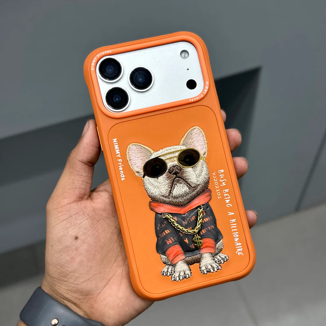 NIMMY Animal Design Case for iPhone 17 Pro Max – Cute 3D Cartoon Shockproof Protective Cover (Copy)