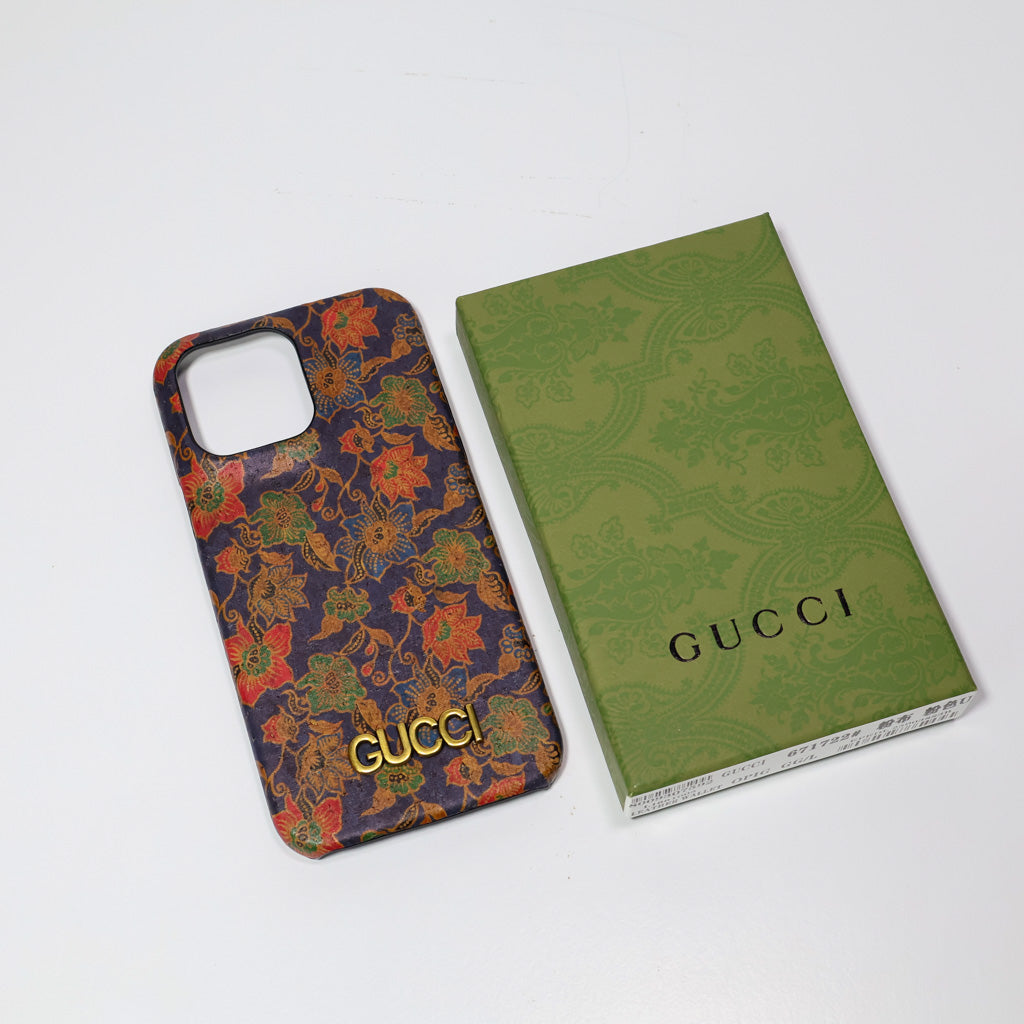 GG Flower Phone Case for iPhone 13 15 16 Series – Cute Aesthetic Floral Premium Cover (Pro Max / Plus)