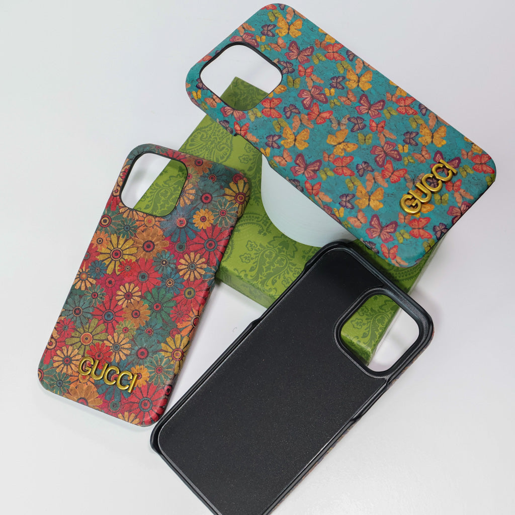 GG Flower Phone Case for iPhone 13 15 16 Series – Cute Aesthetic Floral Premium Cover (Pro Max / Plus)