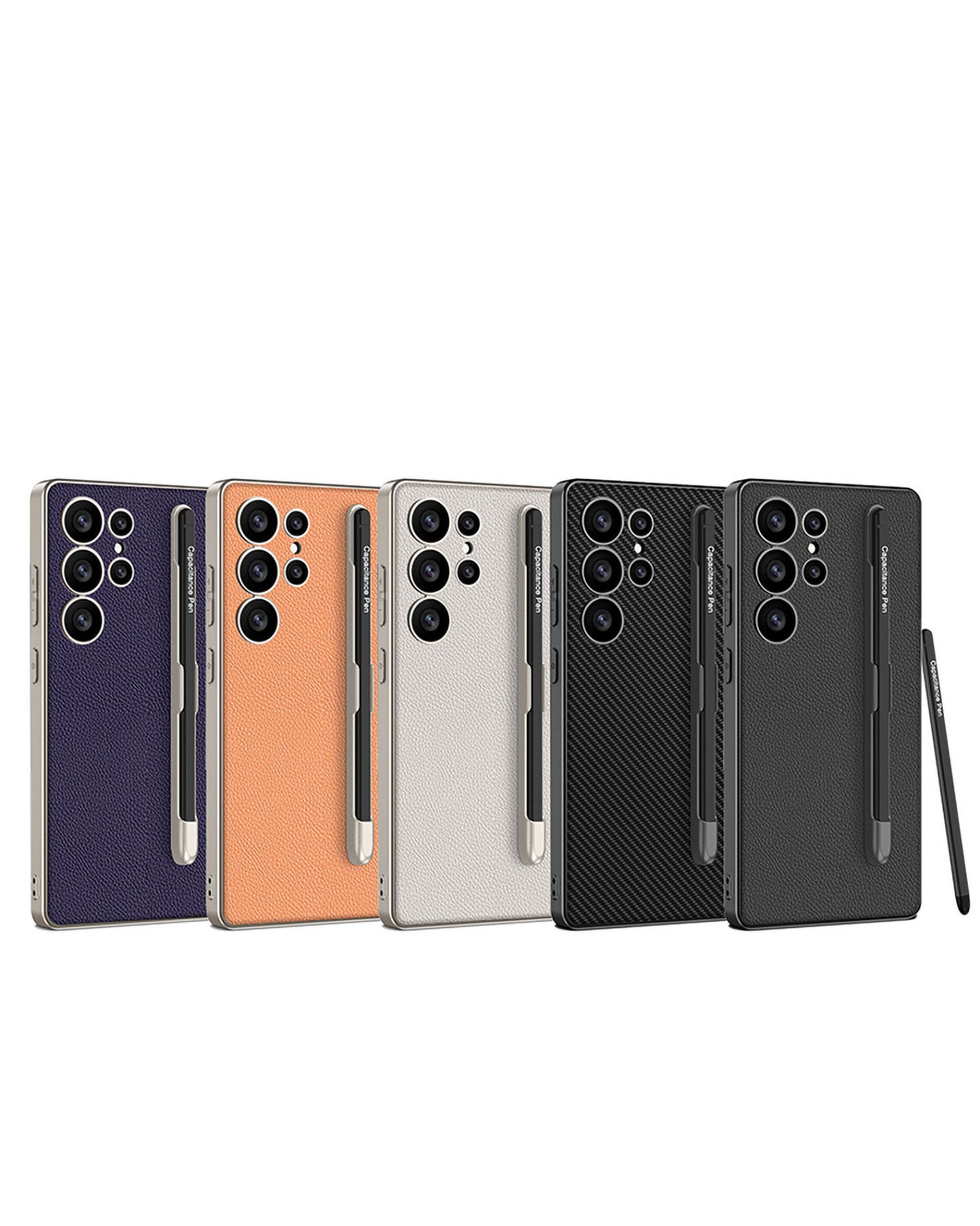 GKK Case for Samsung Galaxy S25 Ultra / S24 Ultra – Anti-Fingerprint Matte PC Cover with Pen Holder & Camera Protection
