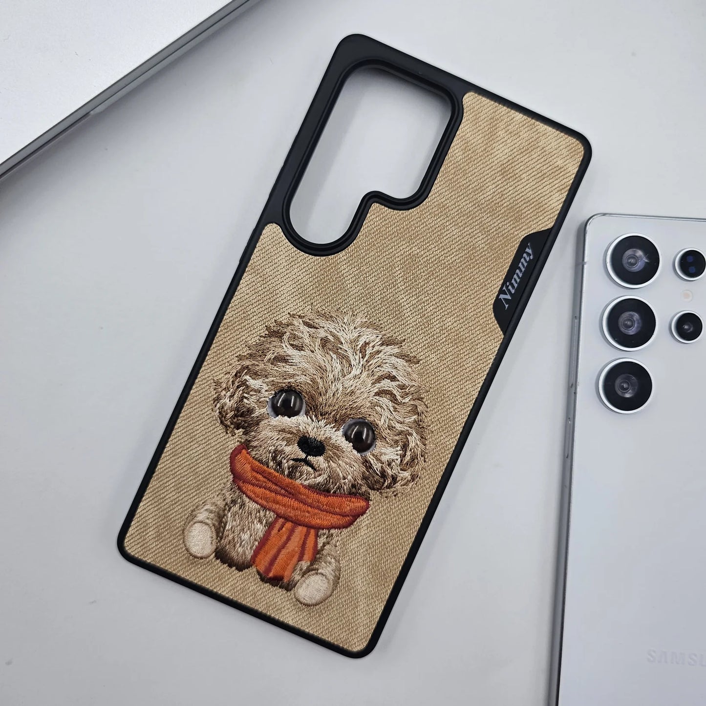 Samsung Galaxy S25 Ultra 3D Embroidered Animal Leather MagSafe Case – Premium Designer Cover with Luxury Finish & Shockproof Protection
