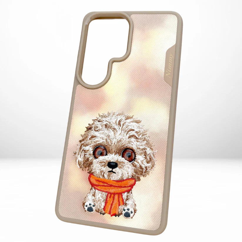 Samsung Galaxy S25 Ultra 3D Embroidered Animal Leather MagSafe Case – Premium Designer Cover with Luxury Finish & Shockproof Protection