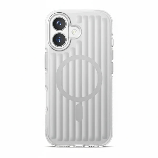 iPhone 17 Series Corrugated Metallic MagSafe Case – Shockproof Slim Anti-Slip Premium Protective Cover
