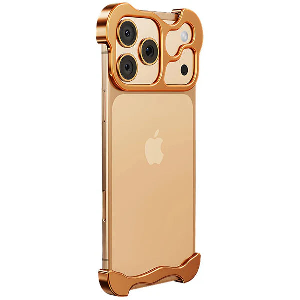iPhone 17 Pro max Titanium Metal Bumper Case – Minimalist Design, Slim & Durable Protective Frame Cover