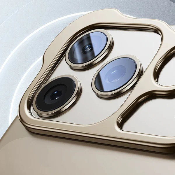 iPhone 17 Pro max Titanium Metal Bumper Case – Minimalist Design, Slim & Durable Protective Frame Cover