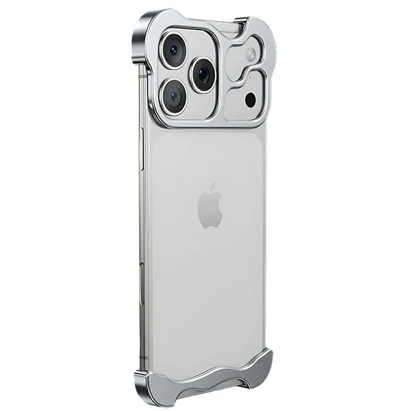 iPhone 17 Pro max Titanium Metal Bumper Case – Minimalist Design, Slim & Durable Protective Frame Cover