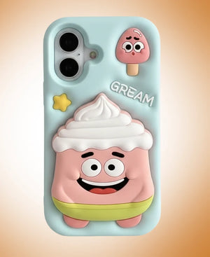 iPhone 17 Silicone Case Sky Blue & Pink – Soft-Touch Slim Shockproof Dual Color Protective Cover